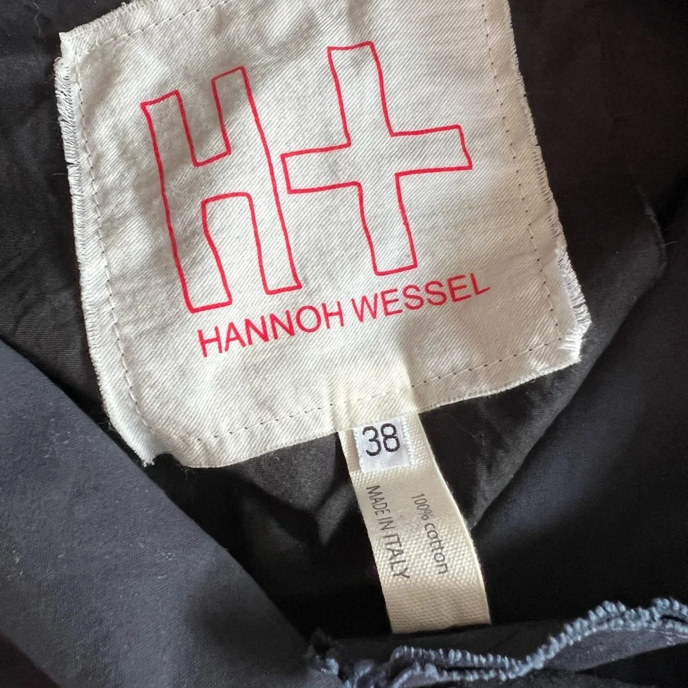 ❌SOLD❌Hannoh Wessel Navy Trench-Style Cotton Coat made in Italy |38 - Picture 8 of 15